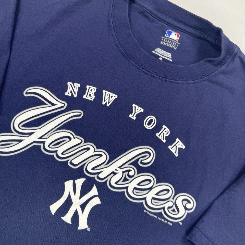 MLB Genuine Merchandise New York Yankees Script T-Shirt - XL - Baseball